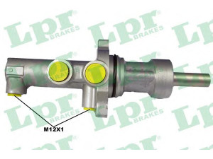 LPR 1768 pagrindinis cilindras, stabdžiai 
 Stabdžių sistema -> Pagrindinis stabdžių cilindras
0004317301, A0004317301, 2E0611017