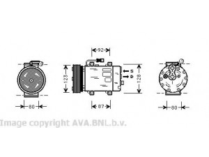 PRASCO VOK029 kompresorius, oro kondicionierius 
 Oro kondicionavimas -> Kompresorius/dalys
30805511