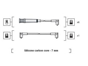 MAGNETI MARELLI 941318111045 uždegimo laido komplektas 
 Kibirkšties / kaitinamasis uždegimas -> Uždegimo laidai/jungtys