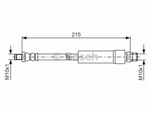 BOSCH 1 987 476 142 stabdžių žarnelė 
 Stabdžių sistema -> Stabdžių žarnelės
443 611 775 F, 8A0 611 775 D, 443 611 775 F