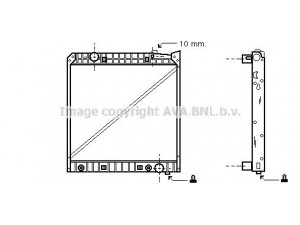 AVA QUALITY COOLING ME2148 radiatorius, variklio aušinimas 
 Aušinimo sistema -> Radiatorius/alyvos aušintuvas -> Radiatorius/dalys
9425000903