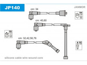 JANMOR JP140 uždegimo laido komplektas 
 Kibirkšties / kaitinamasis uždegimas -> Uždegimo laidai/jungtys
22450-88G25