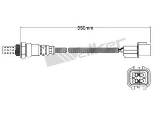 WALKER PRODUCTS 250-24779 lambda jutiklis 
 Variklis -> Variklio elektra
39210 02660, 3921002660, 3921002950