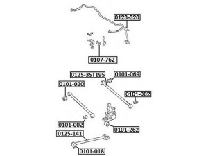 ASVA 0125-141 vikšro valdymo svirtis 
 Ašies montavimas/vairavimo mechanizmas/ratai -> Valdymo svirtis/pasukamosios svirties sujungimas -> Vairo trauklės (valdymo svirtis, išilginis balansyras, diago
48780-12020