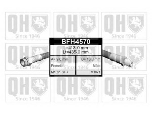 QUINTON HAZELL BFH4570 stabdžių žarnelė 
 Stabdžių sistema -> Stabdžių žarnelės
FBH 6066, 0480.65, 91 517 513, 0480.65