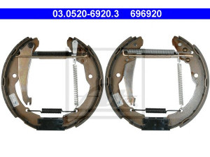 ATE 03.0520-6920.3 stabdžių trinkelių komplektas 
 Techninės priežiūros dalys -> Papildomas remontas