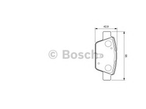 BOSCH 0 986 424 594 stabdžių trinkelių rinkinys, diskinis stabdys 
 Techninės priežiūros dalys -> Papildomas remontas
77362768, 77363518, 77364590, 9949280