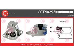 CASCO CST40293AS starteris 
 Elektros įranga -> Starterio sistema -> Starteris
23300AA200, 23300AA220, 23300AA220E