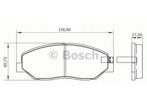 BOSCH 0 986 BB0 785 stabdžių trinkelių rinkinys, diskinis stabdys 
 Techninės priežiūros dalys -> Papildomas remontas