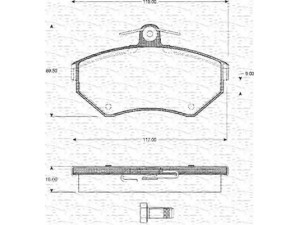 MAGNETI MARELLI 363702161038 stabdžių trinkelių rinkinys, diskinis stabdys 
 Techninės priežiūros dalys -> Papildomas remontas
1HM 698 151 A, 6N0698151A, 6N0698151B