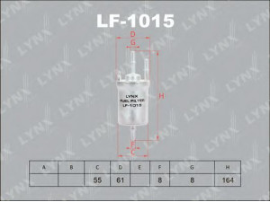LYNXauto LF-1015 kuro filtras 
 Techninės priežiūros dalys -> Papildomas remontas
1K0 201 051 B, 1K0 201 051 C, 1K0 201 051 K