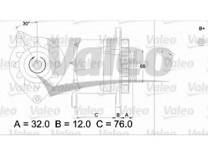 VALEO 436526 kintamosios srovės generatorius 
 Elektros įranga -> Kint. sr. generatorius/dalys -> Kintamosios srovės generatorius
27020-13060, 27020-13070, 27020-13110-000