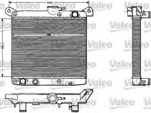 VALEO 883783 radiatorius, variklio aušinimas 
 Aušinimo sistema -> Radiatorius/alyvos aušintuvas -> Radiatorius/dalys
4883548, 7500726, 4883548