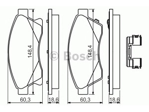 BOSCH 0 986 494 644 stabdžių trinkelių rinkinys, diskinis stabdys 
 Techninės priežiūros dalys -> Papildomas remontas
13301207, 13374966, 13412272, 542120