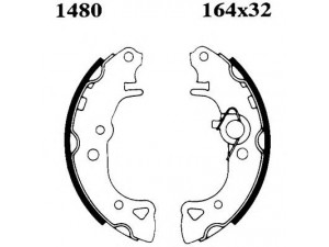 BSF 01480 stabdžių trinkelių komplektas 
 Techninės priežiūros dalys -> Papildomas remontas
4241E7, 95619515, 95653213, 95655344