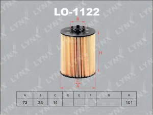 LYNXauto LO-1122 alyvos filtras 
 Techninės priežiūros dalys -> Techninės priežiūros intervalai
11 42 7 520 269, 11 42 7 521 008