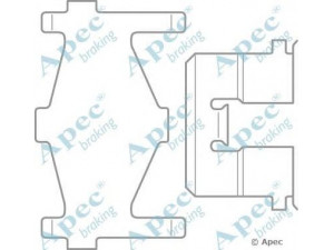 APEC braking KIT529 priedų komplektas, stabdžių trinkelė 
 Stabdžių sistema -> Būgninis stabdys -> Dalys/priedai