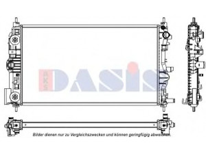AKS DASIS 520137N radiatorius, variklio aušinimas 
 Aušinimo sistema -> Radiatorius/alyvos aušintuvas -> Radiatorius/dalys
13267667