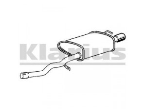 KLARIUS AU419V galinis duslintuvas 
 Išmetimo sistema -> Duslintuvas
8E0253609FS, 8E0253609FS