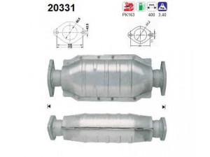 AS 20331 katalizatoriaus keitiklis 
 Išmetimo sistema -> Katalizatoriaus keitiklis
3839080