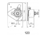 JAPKO 45123 įtempiklis, paskirstymo diržas 
 Diržinė pavara -> Paskirstymo diržas/komplektas -> Dirželio įtempiklis (įtempimo blokas)
13070-AW300, 1307000Q0E, 82 00 071 267