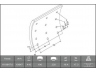 FERODO K19847.0TG stabdžių antdėklo rinkinys, būgninis stabdys 
 Techninės priežiūros dalys -> Papildomas remontas