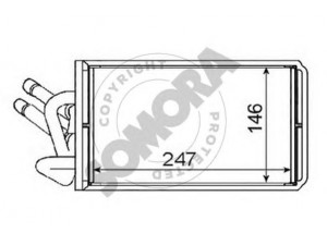 SOMORA 094450 šilumokaitis, salono šildymas 
 Šildymas / vėdinimas -> Šilumokaitis
4042575, YC1H18B539AA