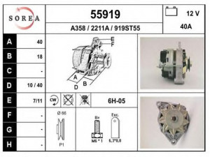 EAI 55919 kintamosios srovės generatorius
7700589705, 7700590227, 7701381507