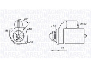 MAGNETI MARELLI 063280060010 starteris 
 Elektros įranga -> Starterio sistema -> Starteris
46 813 058, 46 813 064, 46 816 793