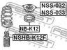 FEBEST NB-K12 frikcinis guolis, pakabos statramsčio atramos montavimas 
 Ašies montavimas/vairavimo mechanizmas/ratai -> Montavimas, pakabos statramstis
54325-JE20C, 54325-ED00A