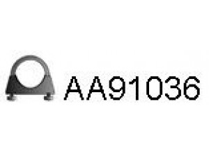 VENEPORTE AA91036 spaustukas, išmetimo sistema 
 Išmetimo sistema -> Surinkimo dalys -> Atskiros surinkimo dalys -> Užveržimo elementas