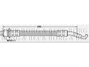 BORG & BECK BBH7215 stabdžių žarnelė 
 Stabdžių sistema -> Stabdžių žarnelės
9008094178, 90947-02E85, 9094702E85