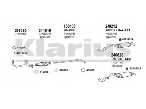 KLARIUS 720203E išmetimo sistema 
 Išmetimo sistema -> Išmetimo sistema, visa