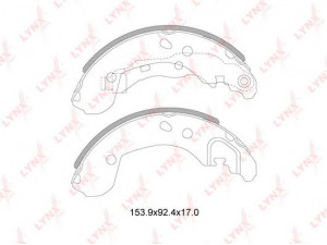 LYNXauto BS-5717 stabdžių trinkelių komplektas 
 Techninės priežiūros dalys -> Papildomas remontas
44060-AX625, D4060-AX600, 7701 208 357