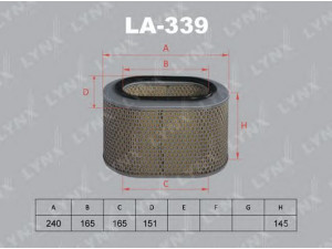 LYNXauto LA-339 oro filtras 
 Techninės priežiūros dalys -> Techninės priežiūros intervalai
MD603384, MZ311785, XD603384, AY120-MT002