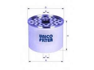 UNICO FILTER FP 870 x kuro filtras 
 Techninės priežiūros dalys -> Papildomas remontas
4 531 00 54A, 4 531 054, 2175042