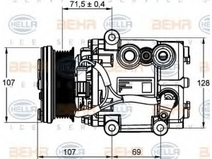 HELLA 8FK 351 113-421 kompresorius, oro kondicionierius 
 Oro kondicionavimas -> Kompresorius/dalys
1 141 327, 1 148 865, 1 321 791