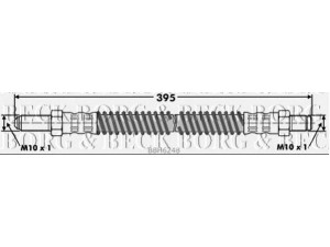 BORG & BECK BBH6248 stabdžių žarnelė 
 Stabdžių sistema -> Stabdžių žarnelės
CAC8196, CAC8199, CBC2137, GHP275