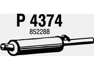 FENNO P4374 galinis duslintuvas 
 Išmetimo sistema -> Duslintuvas
852288, 852321, 90027169