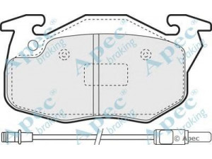 APEC braking PAD1040 stabdžių trinkelių rinkinys, diskinis stabdys 
 Techninės priežiūros dalys -> Papildomas remontas
7701201542