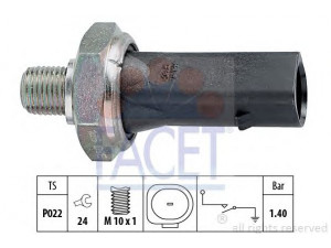 FACET 7.0135 alyvos slėgio jungiklis 
 Variklis -> Variklio elektra
1 094 739, 1 428 055, 1M21-9278-BA