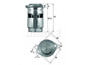 MAHLE ORIGINAL TO 1 83 termostatas, alyvos aušintuvas 
 Variklis -> Tepimas -> Alyvos termostatas
930 107 765 00