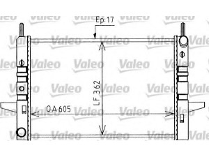 VALEO 730590 radiatorius, variklio aušinimas 
 Aušinimo sistema -> Radiatorius/alyvos aušintuvas -> Radiatorius/dalys
1654011, 6186886