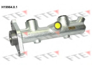 FTE H19964.0.1 pagrindinis cilindras, stabdžiai 
 Stabdžių sistema -> Pagrindinis stabdžių cilindras
77 00 617 708, 77 00 624 692, 77 01 348 206