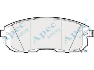 APEC braking PAD1832 stabdžių trinkelių rinkinys, diskinis stabdys 
 Techninės priežiūros dalys -> Papildomas remontas
D10601FE0A, D10601KA1A, D1060EM10A