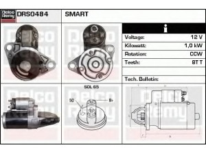 DELCO REMY DRS0484 starteris 
 Elektros įranga -> Starterio sistema -> Starteris
M000T46171, M000T46171ZT, M0T46171