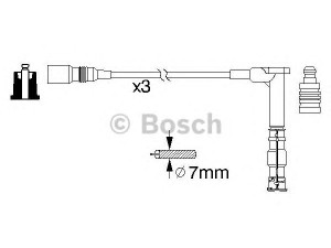 BOSCH 0 986 356 316 uždegimo laido komplektas 
 Kibirkšties / kaitinamasis uždegimas -> Uždegimo laidai/jungtys