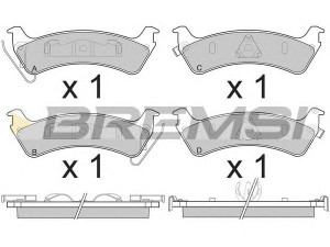 BREMSI BP2777 stabdžių trinkelių rinkinys, diskinis stabdys 
 Techninės priežiūros dalys -> Papildomas remontas
4883717AA, K04796344, 1L2Z2200CA