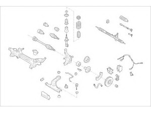 DELPHI SEAT-07898-F rato pakaba 
 Ašies montavimas/vairavimo mechanizmas/ratai -> Prekių paieška pagal schemą