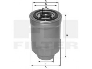 FIL FILTER ZP 522 F kuro filtras 
 Filtrai -> Kuro filtras
23303-87309, 23303-87309-000, 5-13240-032-0